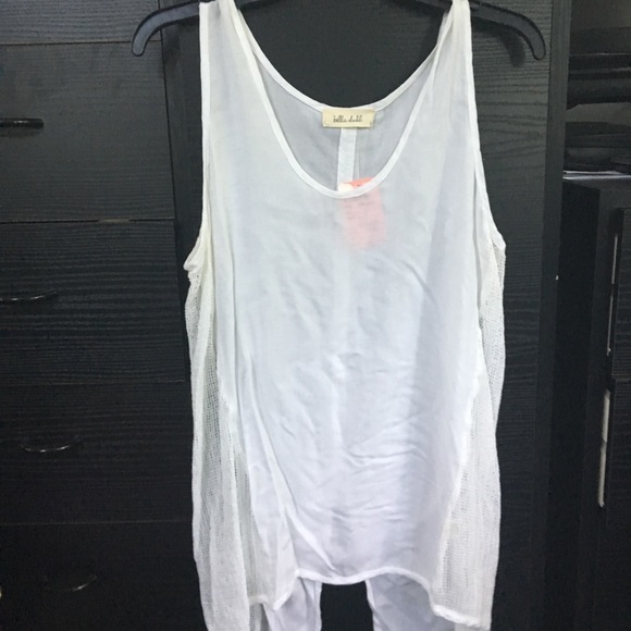 Bella Dahl Tops - Gorgeous NWT Bella Dahl White Tank Top•Sz L